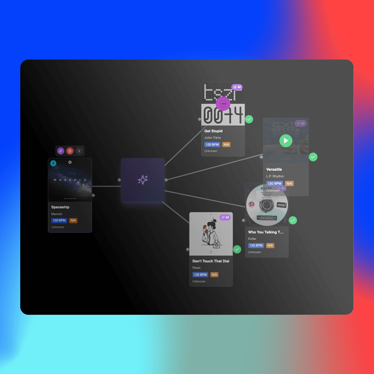 Smart Playlist Graphs